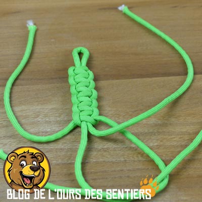 souple, la paracorde en nylon peut être tressée très facilement