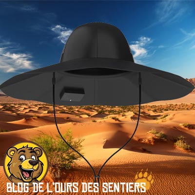 Plus d'énergie nomade, moins de chaleur, pour un confort optimal grâce au chapeau solaire ecoflow