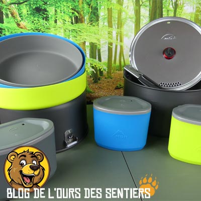 La popote trois personnes familiale Flex 3 MSR est un ensemble complet pour le bivouac