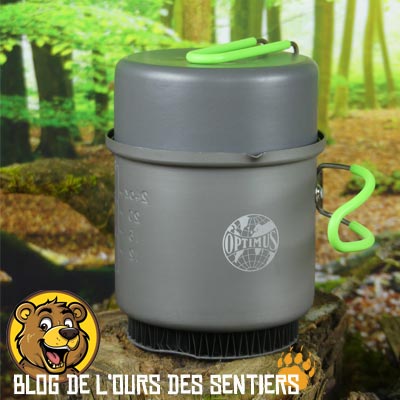 Robuste et légère, la popote bivouac en aluminium hard anodisé est le meilleur compromis pour randonner