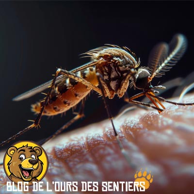 Le moustique est l'insecte le plus gourmand et il ne nous laisse jamais tranquille, en randonnée, en bivouac ou bien à la maison