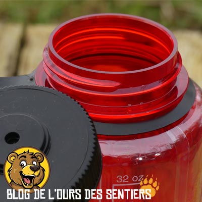 Seules les gourdes nalgene à large ouverture de 1L et 1.5L de Nalgene sont compatibles avec le bouchon DayCap Platypus