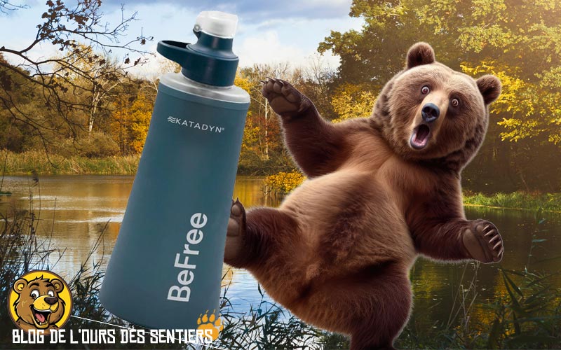 Avec la nouvelle evrsion de la gourde filtre Katadyn BEFREE AC, bénéficiez d'un filtre à charbon actif pour éliminer les mauvais goûts de l'eau potable