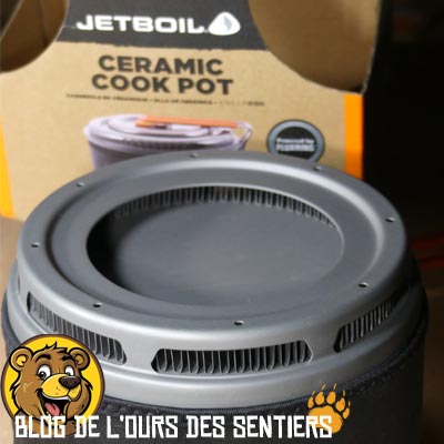 La gamme de pot poeles casseroles Jetboil Fluxring possède un échangeur thermique