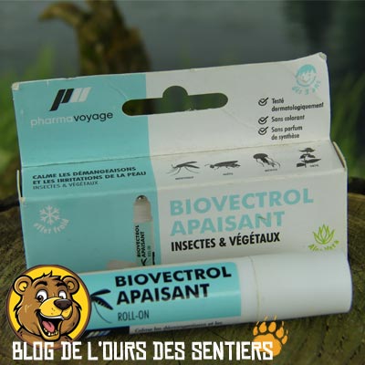 Pas très efficace le biovectrol apaisant contre les piqures d'insectes et végétaux de Pharmavoyage