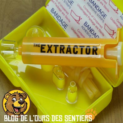 Le kit morsure et piqure cao est un aspi venin complets et efficaces avec ses nombreux embouts ventouses de diverses tailles