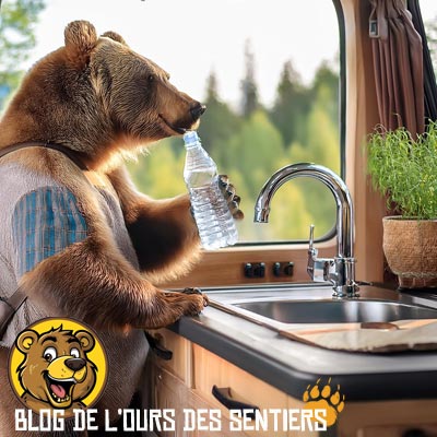 Afin d'assurer la potabilité de l'eau d'une réserve dans un camping car, il est parfois nécessaire de la traiter pour la rendre potable