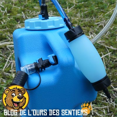 Pour assurer la filtration de l'eau au travers de sa cartouche, le filtre Aquabrick sagan possède une pompe de surpression