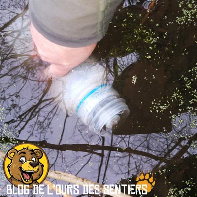 Avec le préfiltre steripen, il est possible d'éliminer les sédiments en vue d'une meilleure désinfection de l'eau par traitement uv
