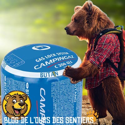 La cartouche C206 Campingaz pour réchaud Bleuet 206 Plus est à percer