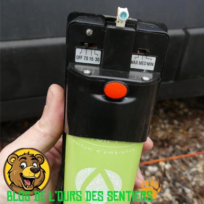 un simple diffuseur automatique de parfum à base d'eucalyptus et muguet peut avoir un effet répulsif anti rats