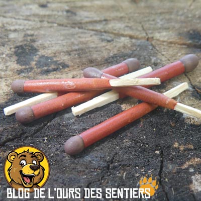 Les allumettes OTAN BCB sont certainements les meilleures allumettes tout temps du marché bushcraft survie