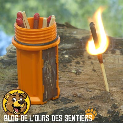 Pour le bivouac bushcraft et survie, rien de tel que les meilleures allumettes tempete UCO de grande qualité