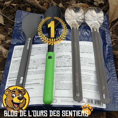 Avec son manche rétractable et son corps ergonomique, la cuillere optimus est très agréable en mains