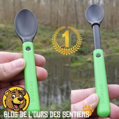 Vue de la cuillère long manche rétractable Optimus