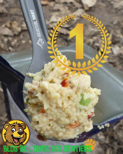 Pour manger dans un sachet repas lyophilisé, le cuillere long manche Frontier UL sea to summit tire largement son épingle du jeu par rapport à ses confrères