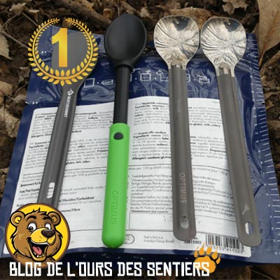 En aluminium hard anodisé, la cuillere frontier UL sea to summit est plus légère que les modèles en titane