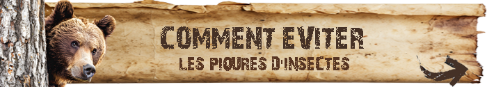 Tous les moyens pour éviter un piqure d'insecte, de moustique, de tique grace au blog de l'ours des sentiers