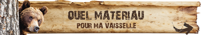 Le matériau de conception de votre vaisselle de bivouac dépendra de votre activité de plein air, bushcraft, randonnée, trek ultra léger ou camping