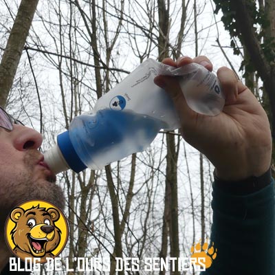 la trop grande souplesse de la gourde katadyn filtrante ne permet pas de boire de façon optimale