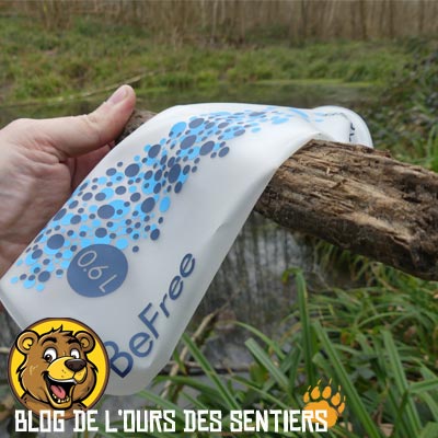 Trop souple le corps plastique pliant de la gourde Befree versio basique pour un maintien optimum