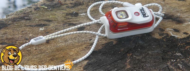 avec son cordon de serra de tête très fin, la lampe frontale bindi assurer un bon maintien une fois portée