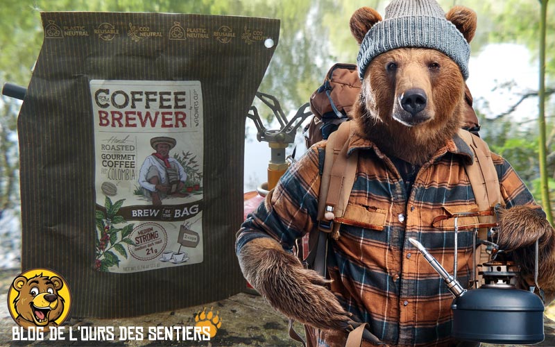 Grace aux sachets de café Coffee Brewer prêts à l'emploi, il est facile de se faire couler un bon café en randonnée et voyage