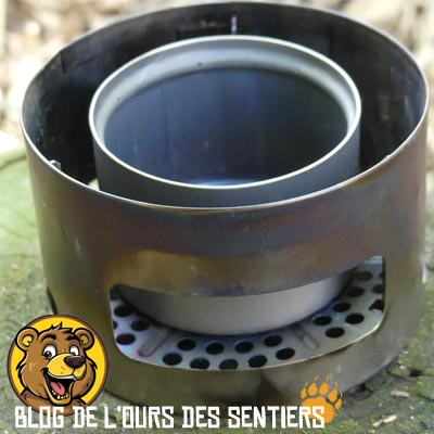 Peu de bruleur alcool sont compatibles avec le réchaud Ti DX stand evernew