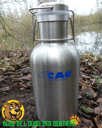 meilleure gourde inox étanche aux gaz, la gourde canette CAO est robuste