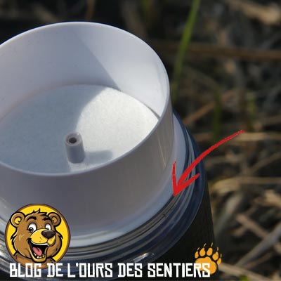 La purification de l'eau est faite grace aux ultra violets sur la gourde filtrante Origin Outdoors
