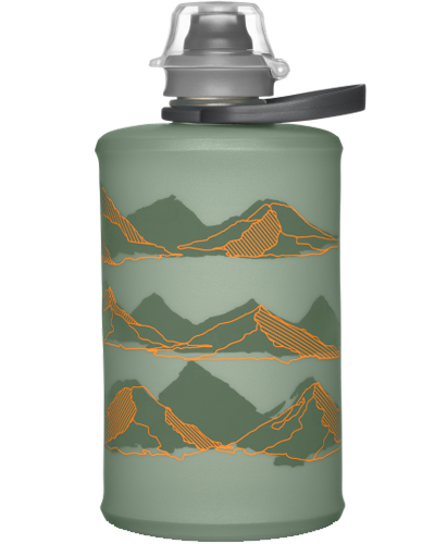 De petite taille, la gourde stow 35 cl hydrapak s'adapte aux petites mains des endants