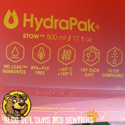 Pour la fabrication de ses gourdes souples Stow et Flux, Hydrapak a choisi le TPU comme materiau principal