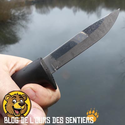 lame acier inoxydable de qualité pour le couteau suédois k40 fiskars adapté à la randonnée
