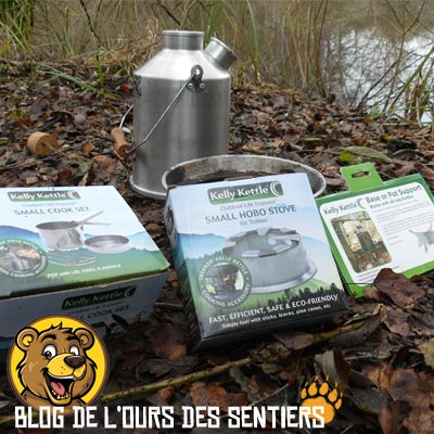 autant réchaud que bouilloire, la kelly kettle est au feu ce qu'est la cuisinière de bivouac bushcraft