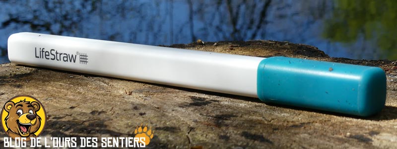 la boite de rangement de la paille lifestraw sip est robuste mais trop volumineuse pour un transport optimal 