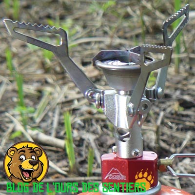 L'avis sur le réchaud pocket rocket MSR par le blog de l'ours des sentiers est qu'il fait parti des meilleurs réchaud gaz de randonnée et bivouac