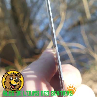 Réchaud à bois Fabogliss inox 304L 1 mm épaisseur pièces robustes pour bushcraft et survie.