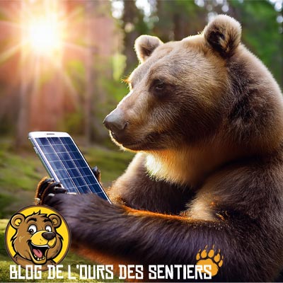 batterie puissante de 15000 mAh intégrée dans le solargo pocket xmoove