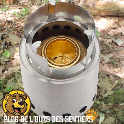 rendement élevé dans la combustion du bois dans le rechaud solo stove très puissant