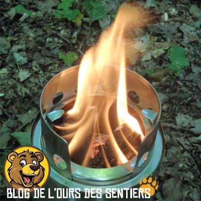 test du rechaud bois solo stove lite par l'ours des sentiers