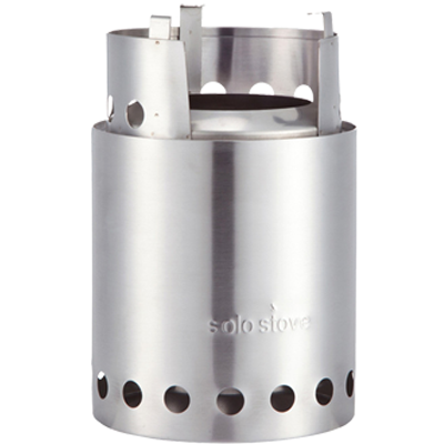 pour un bivouac fixe et campement bushcraft entre amis, le solo stove titan