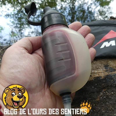 Le point fort du filtre Trailshot est sa petite taille qui le rend très pratique pour la randonnée légère et le trek